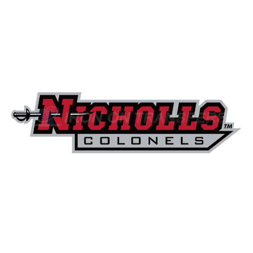Nicholls State Colonels Logo T-shirts Iron On Transfers N5465 - Click Image to Close